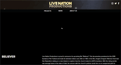 Desktop Screenshot of livenationproductions.com